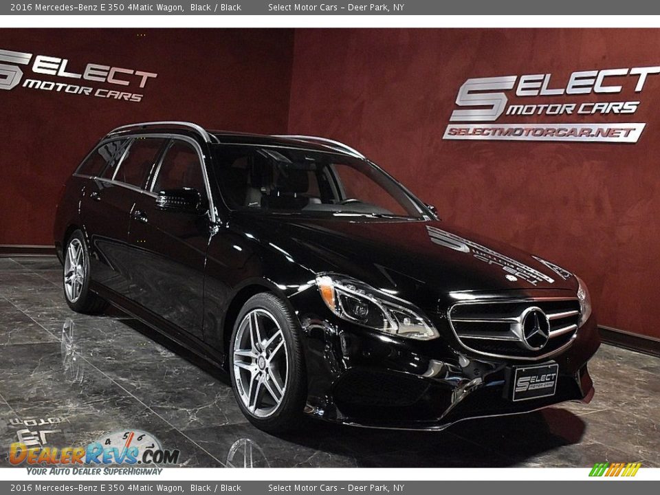 2016 Mercedes-Benz E 350 4Matic Wagon Black / Black Photo #4