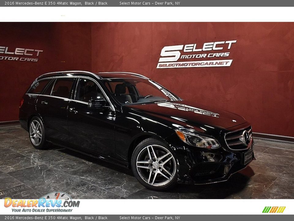 2016 Mercedes-Benz E 350 4Matic Wagon Black / Black Photo #5