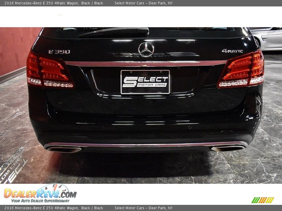 2016 Mercedes-Benz E 350 4Matic Wagon Black / Black Photo #6