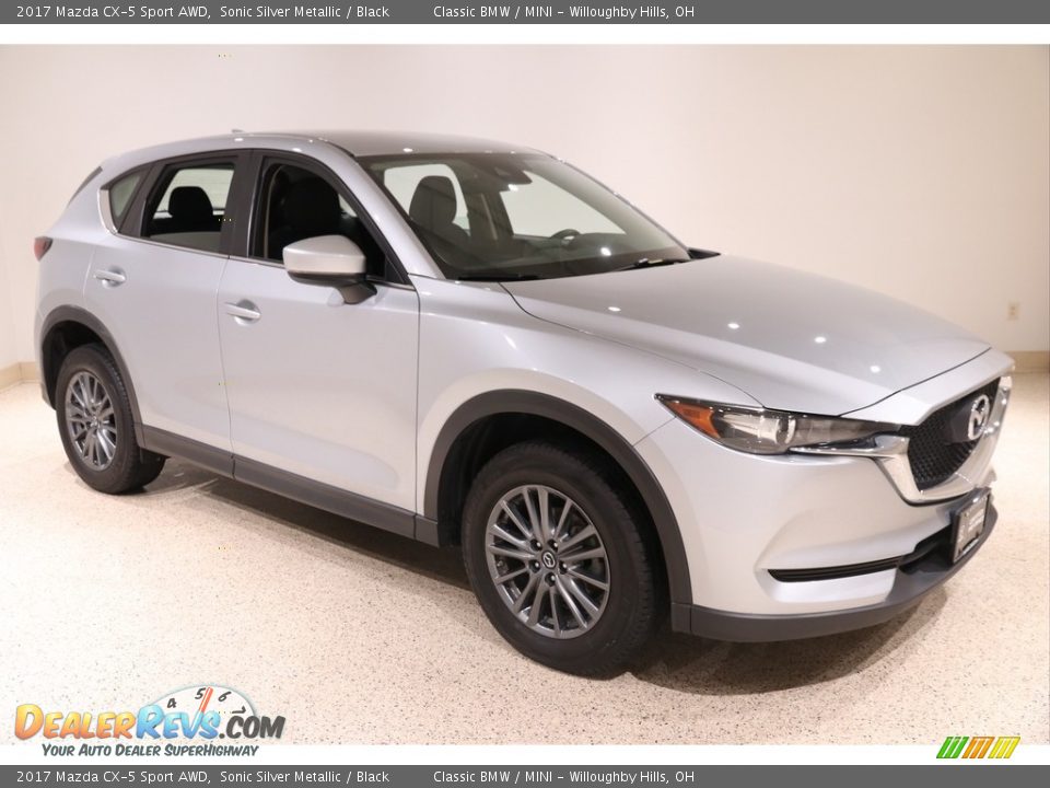 2017 Mazda CX-5 Sport AWD Sonic Silver Metallic / Black Photo #1