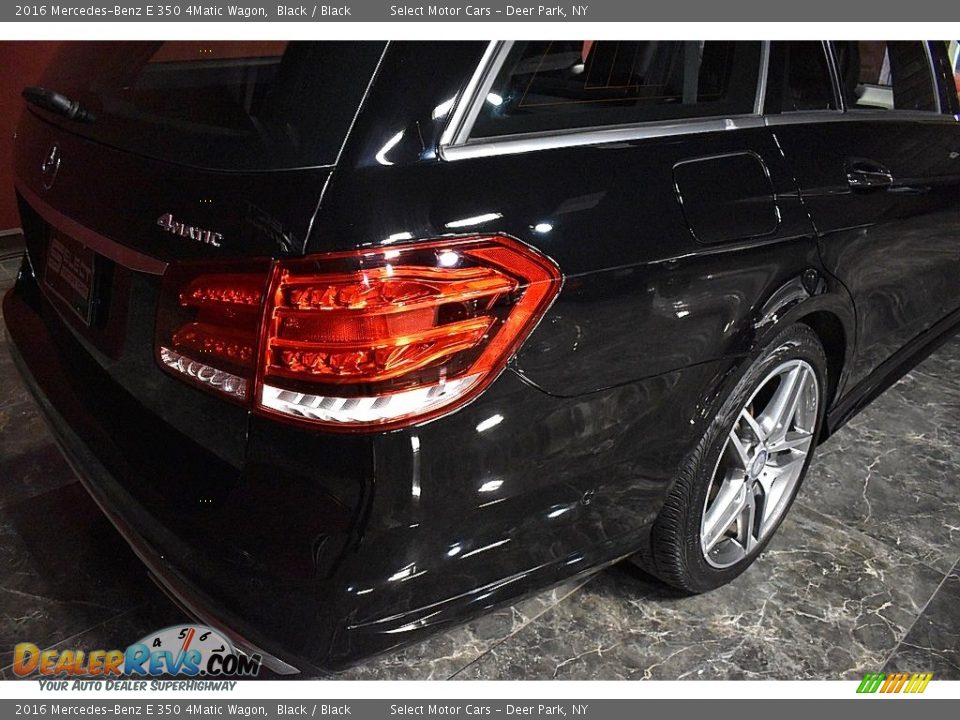 2016 Mercedes-Benz E 350 4Matic Wagon Black / Black Photo #7