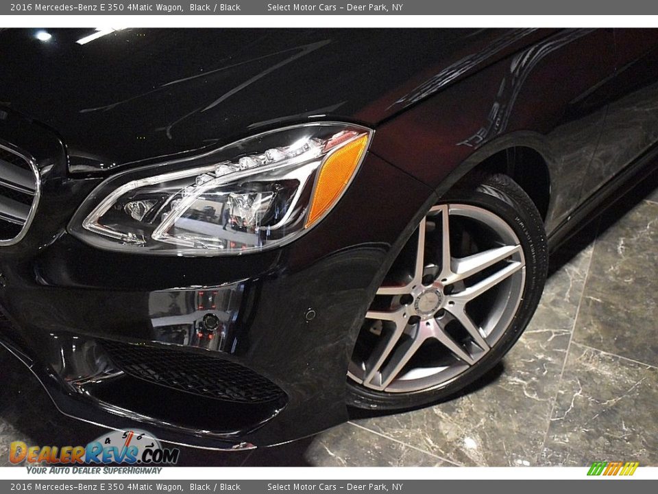 2016 Mercedes-Benz E 350 4Matic Wagon Black / Black Photo #8