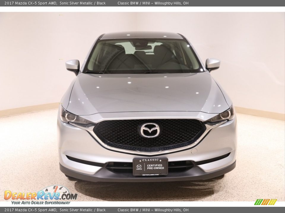 2017 Mazda CX-5 Sport AWD Sonic Silver Metallic / Black Photo #2