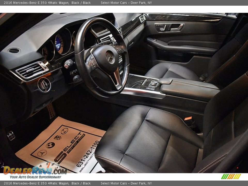 2016 Mercedes-Benz E 350 4Matic Wagon Black / Black Photo #10