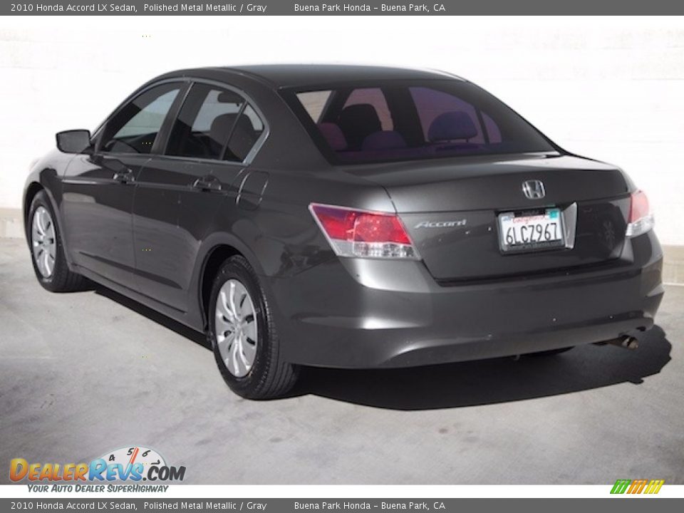 2010 Honda Accord LX Sedan Polished Metal Metallic / Gray Photo #2