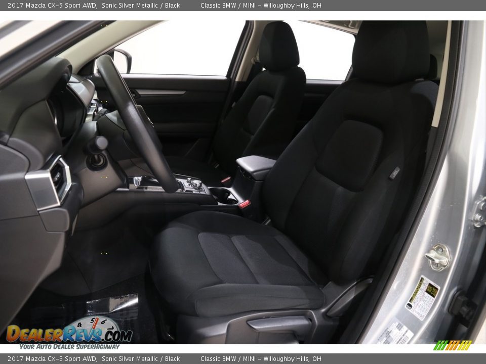 2017 Mazda CX-5 Sport AWD Sonic Silver Metallic / Black Photo #6