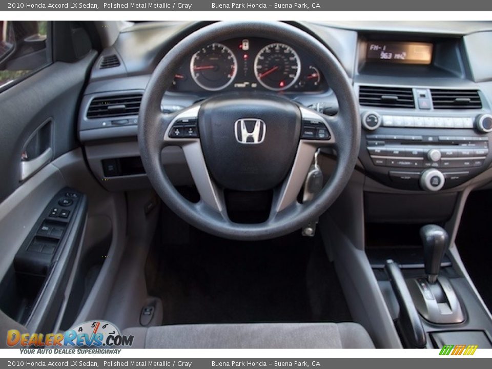 2010 Honda Accord LX Sedan Polished Metal Metallic / Gray Photo #5