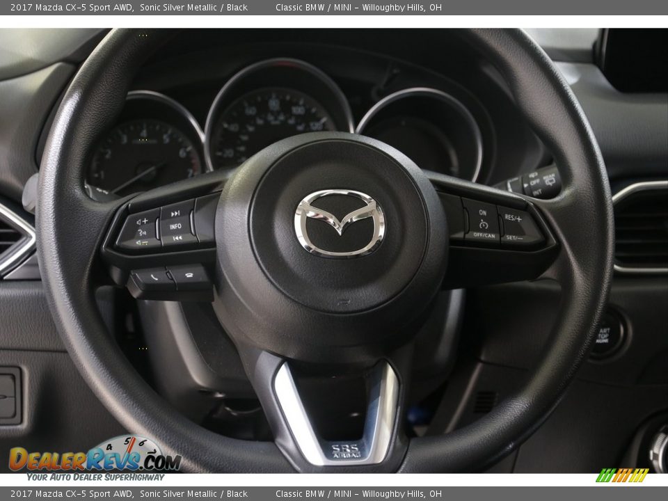 2017 Mazda CX-5 Sport AWD Sonic Silver Metallic / Black Photo #8