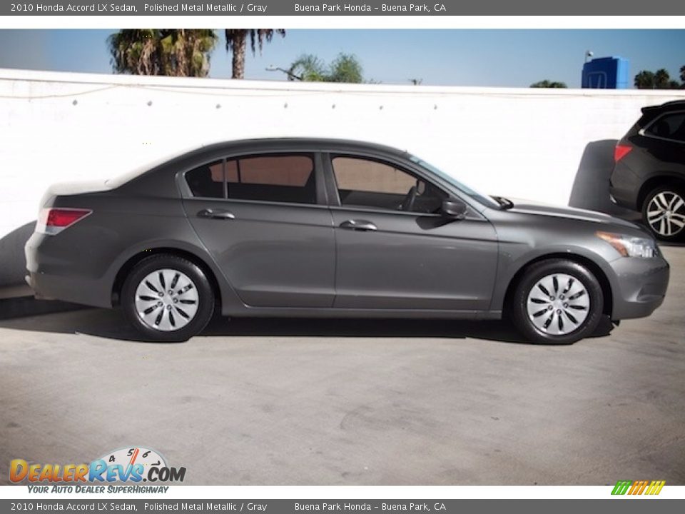 2010 Honda Accord LX Sedan Polished Metal Metallic / Gray Photo #8