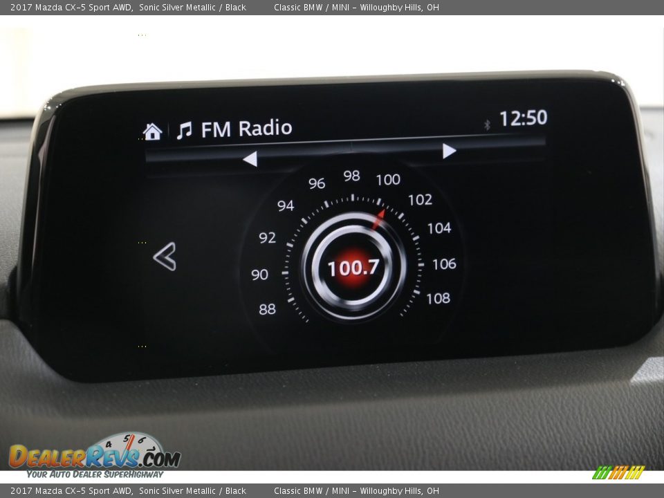 2017 Mazda CX-5 Sport AWD Sonic Silver Metallic / Black Photo #11