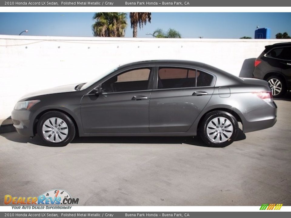 2010 Honda Accord LX Sedan Polished Metal Metallic / Gray Photo #10