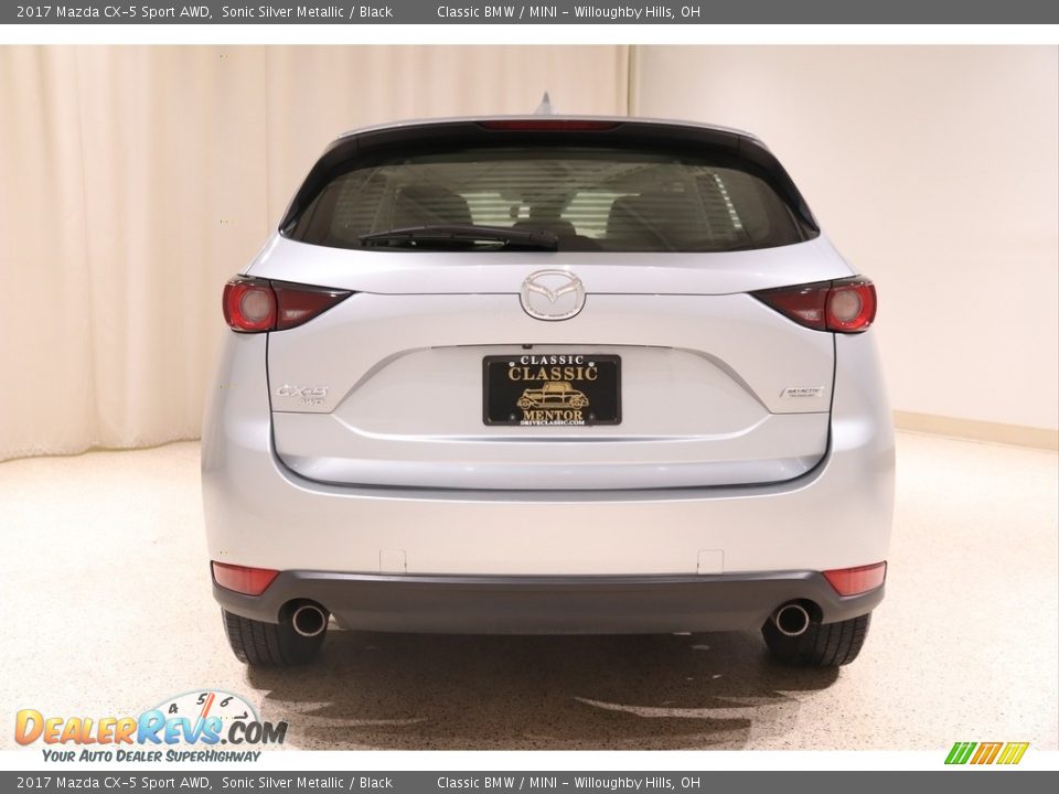 2017 Mazda CX-5 Sport AWD Sonic Silver Metallic / Black Photo #17