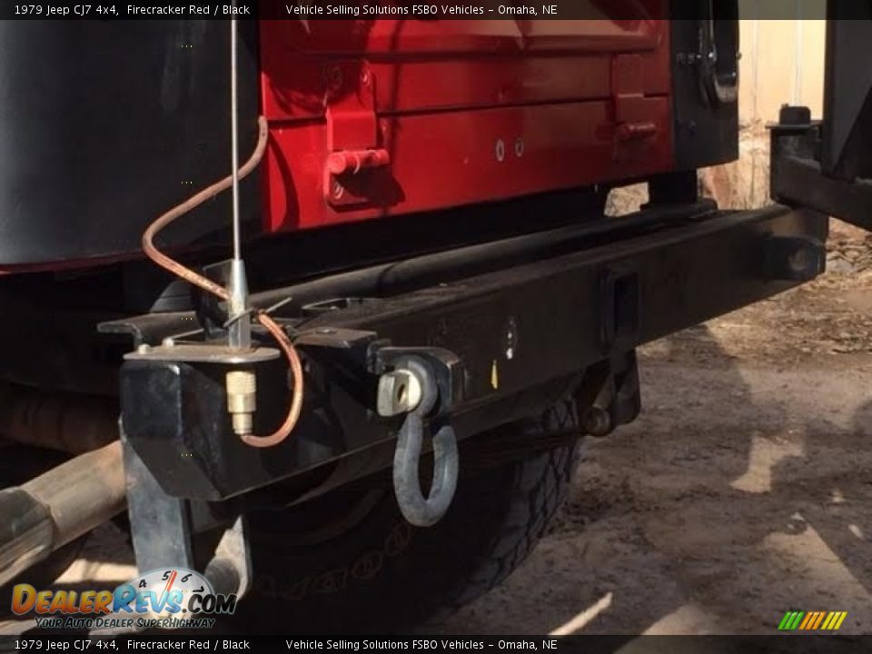 1979 Jeep CJ7 4x4 Firecracker Red / Black Photo #6