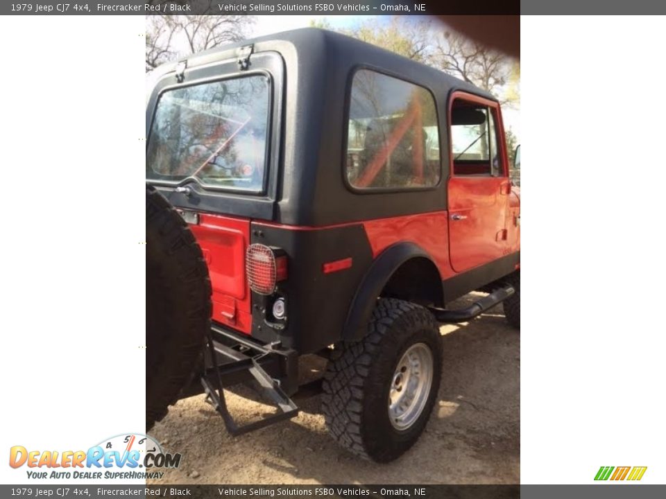 1979 Jeep CJ7 4x4 Firecracker Red / Black Photo #7