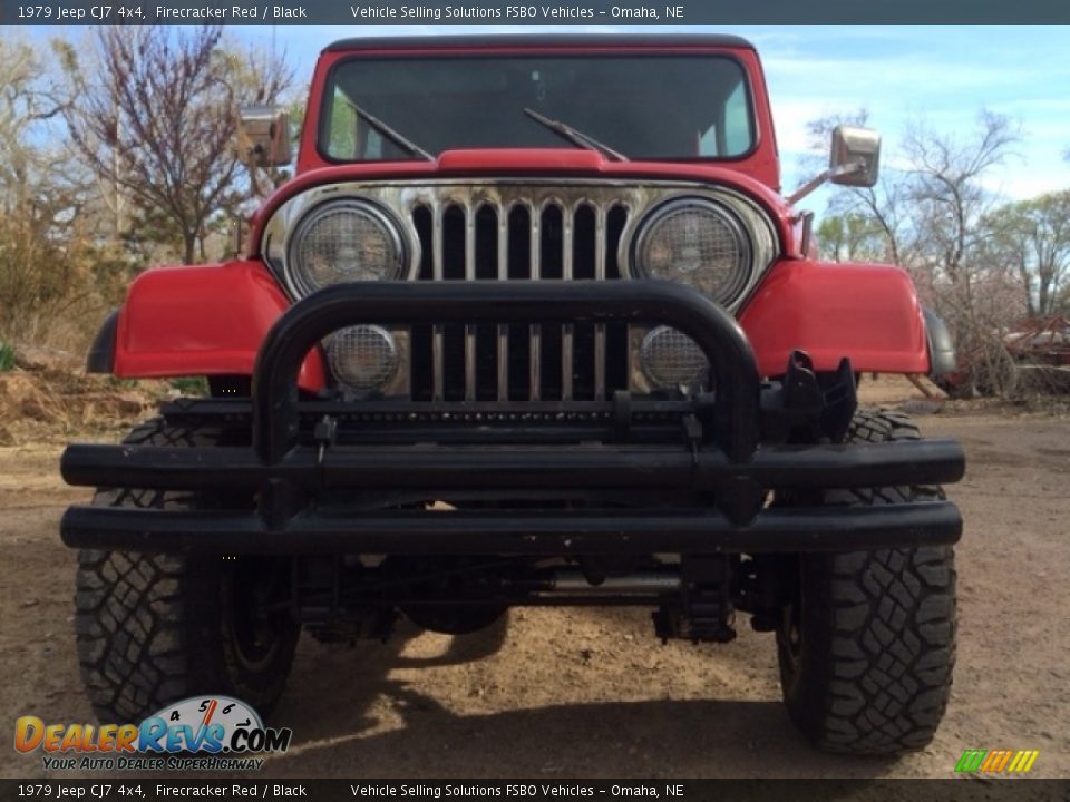 1979 Jeep CJ7 4x4 Firecracker Red / Black Photo #10