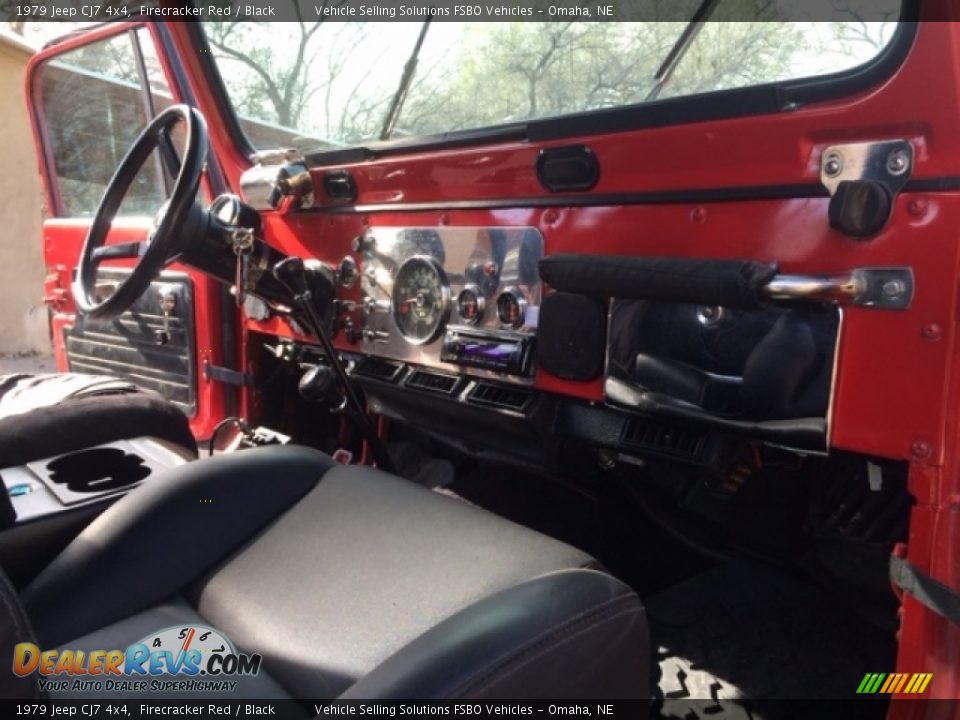 Black Interior - 1979 Jeep CJ7 4x4 Photo #12