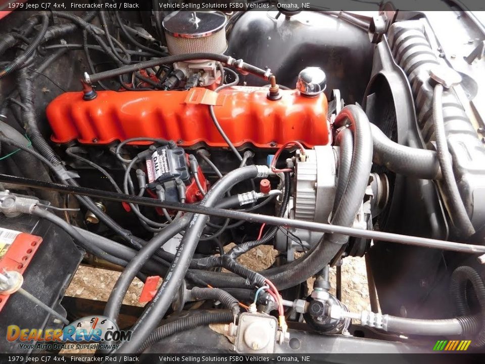 1979 Jeep CJ7 4x4 258 cid OHV 12-Valve Inline 6 Cylinder Engine Photo #18