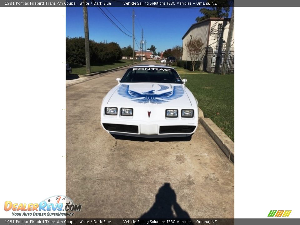 White 1981 Pontiac Firebird Trans Am Coupe Photo #3