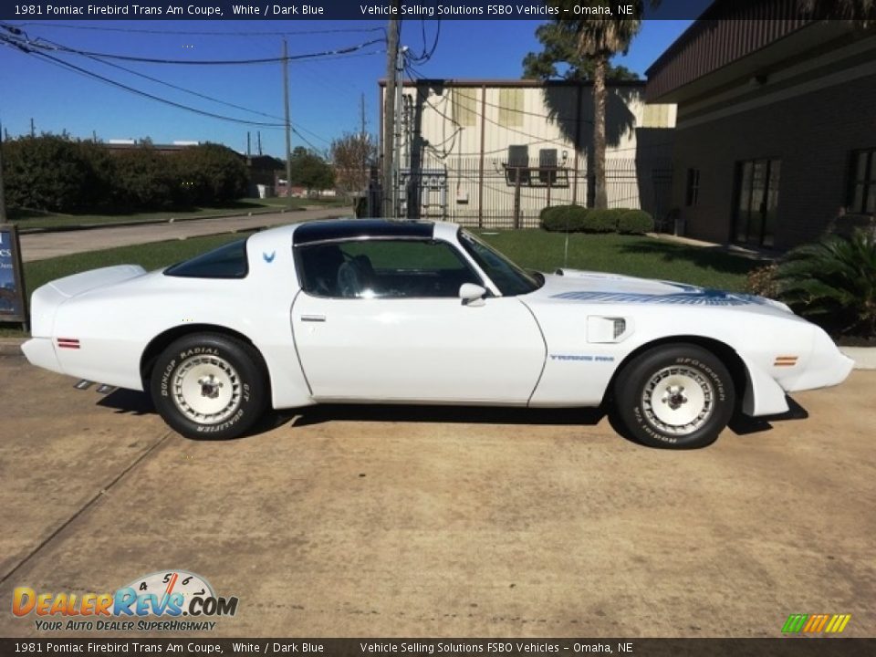 White 1981 Pontiac Firebird Trans Am Coupe Photo #4