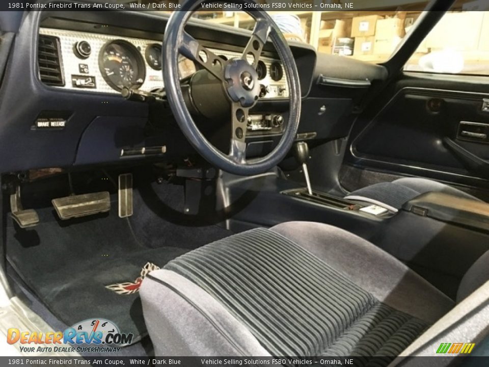 Dark Blue Interior - 1981 Pontiac Firebird Trans Am Coupe Photo #6