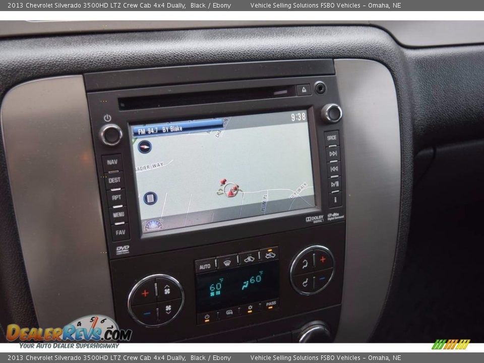 Controls of 2013 Chevrolet Silverado 3500HD LTZ Crew Cab 4x4 Dually Photo #6