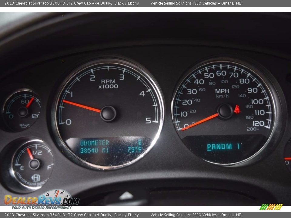 2013 Chevrolet Silverado 3500HD LTZ Crew Cab 4x4 Dually Gauges Photo #7