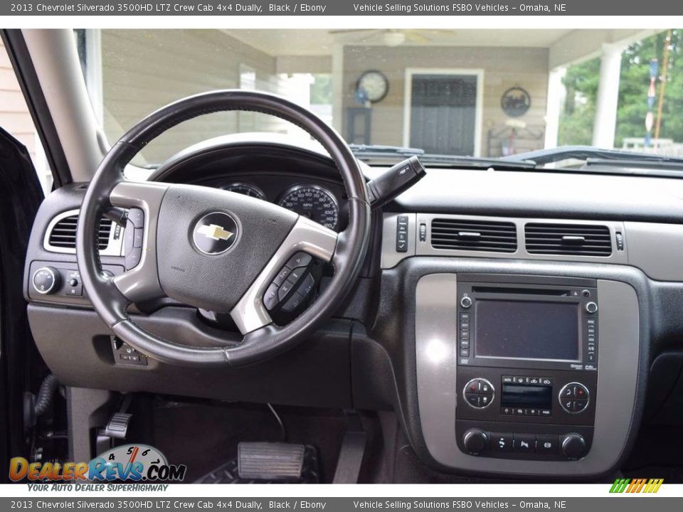 Dashboard of 2013 Chevrolet Silverado 3500HD LTZ Crew Cab 4x4 Dually Photo #11