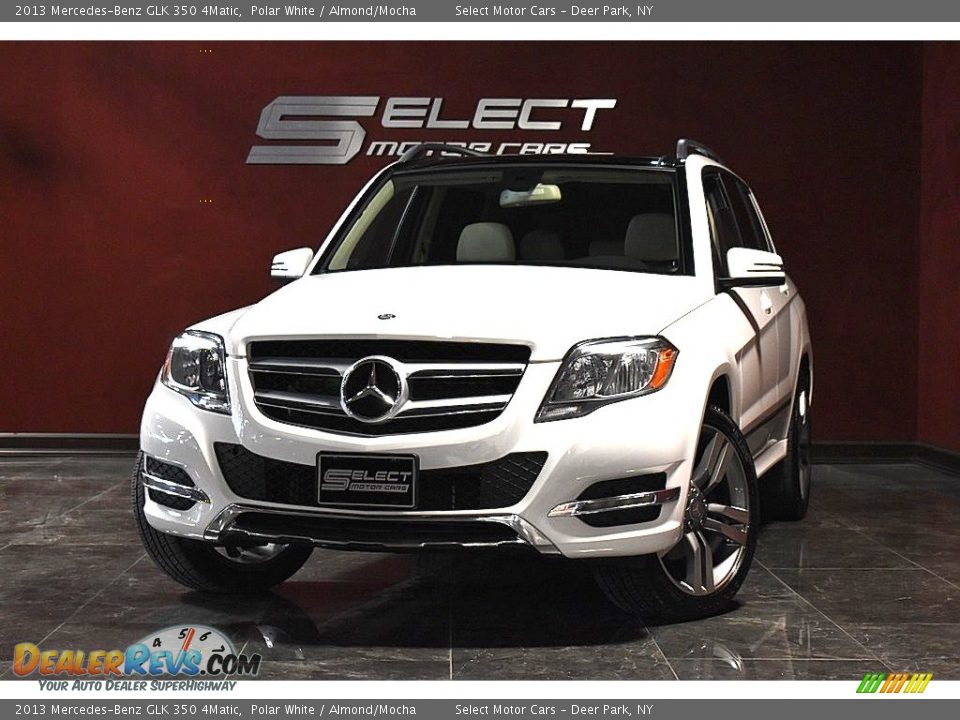 2013 Mercedes-Benz GLK 350 4Matic Polar White / Almond/Mocha Photo #1