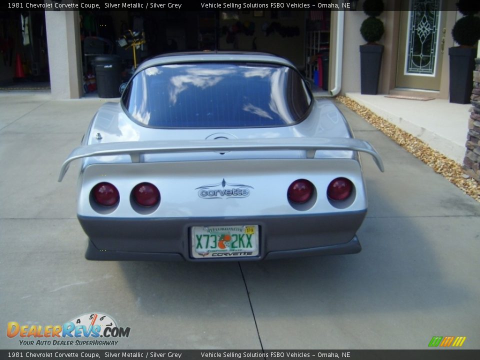 1981 Chevrolet Corvette Coupe Silver Metallic / Silver Grey Photo #4