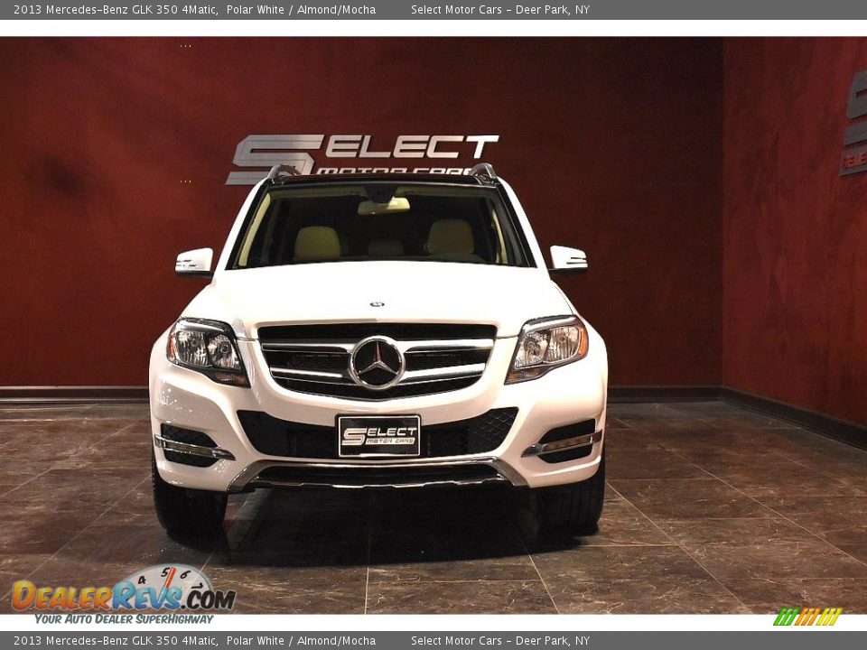 2013 Mercedes-Benz GLK 350 4Matic Polar White / Almond/Mocha Photo #2