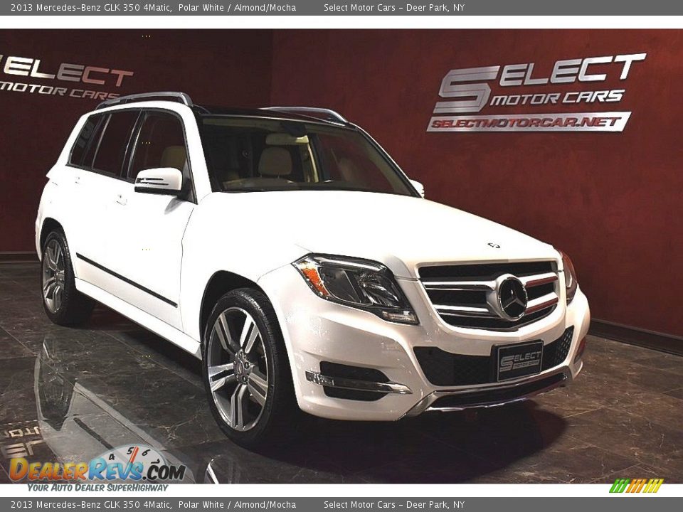 2013 Mercedes-Benz GLK 350 4Matic Polar White / Almond/Mocha Photo #3