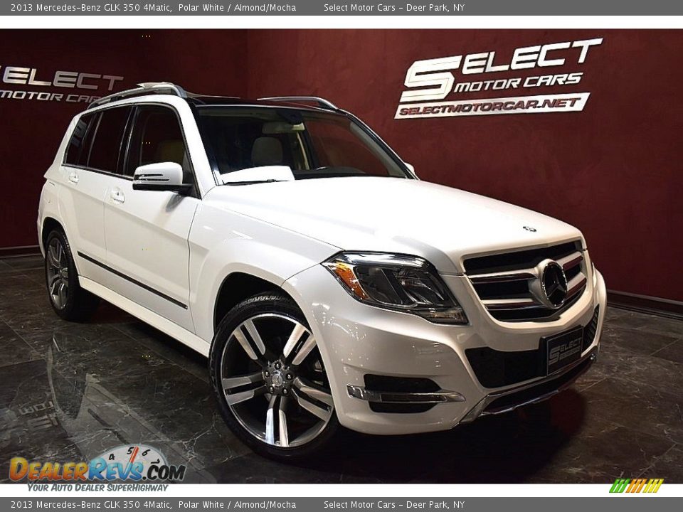 2013 Mercedes-Benz GLK 350 4Matic Polar White / Almond/Mocha Photo #8