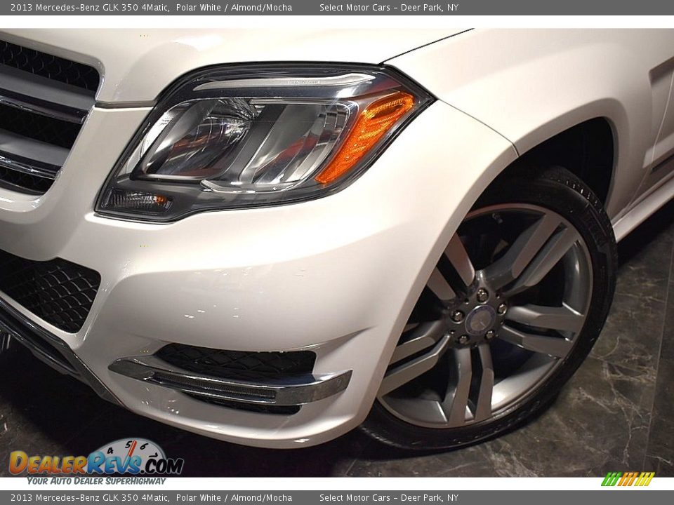 2013 Mercedes-Benz GLK 350 4Matic Polar White / Almond/Mocha Photo #10