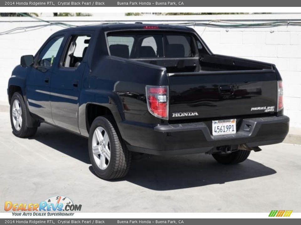 2014 Honda Ridgeline RTL Crystal Black Pearl / Black Photo #2