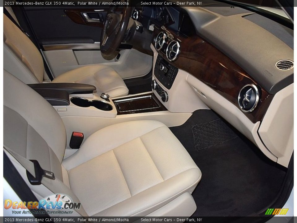 2013 Mercedes-Benz GLK 350 4Matic Polar White / Almond/Mocha Photo #13