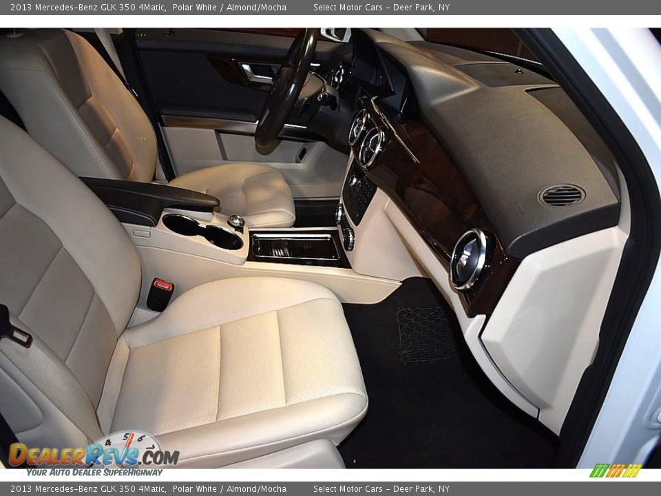 2013 Mercedes-Benz GLK 350 4Matic Polar White / Almond/Mocha Photo #14