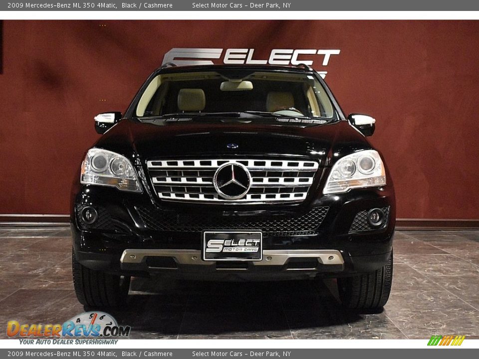 2009 Mercedes-Benz ML 350 4Matic Black / Cashmere Photo #2