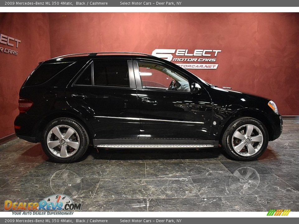 2009 Mercedes-Benz ML 350 4Matic Black / Cashmere Photo #4