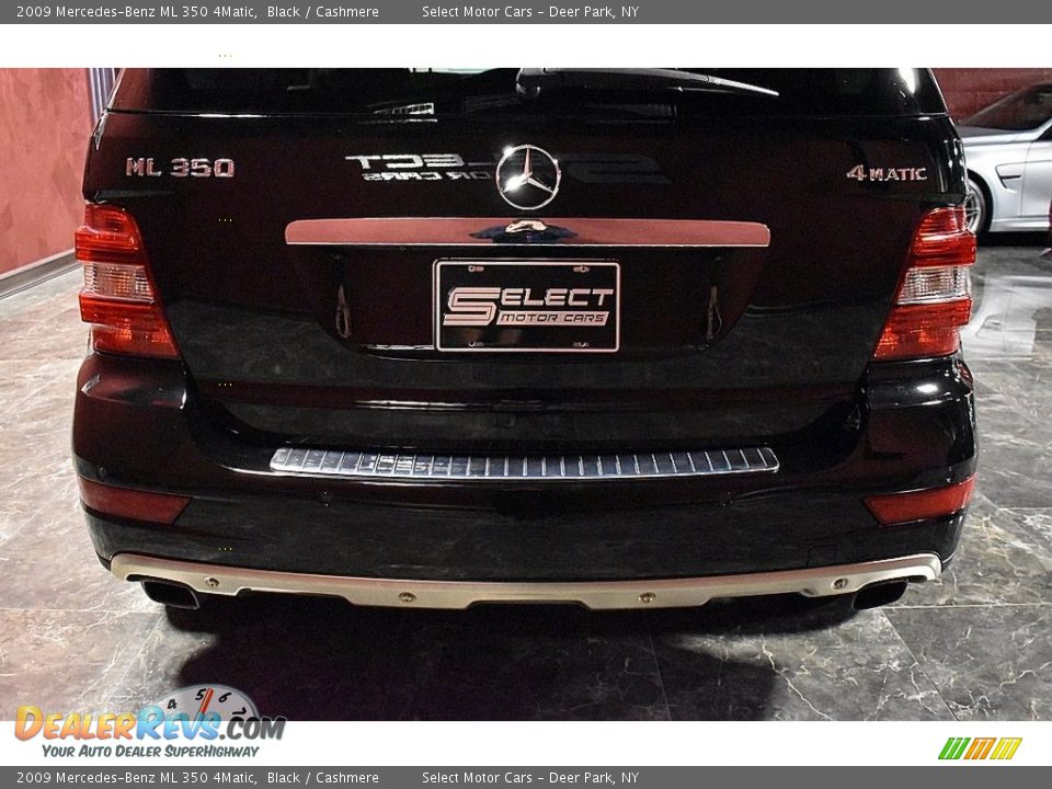 2009 Mercedes-Benz ML 350 4Matic Black / Cashmere Photo #5