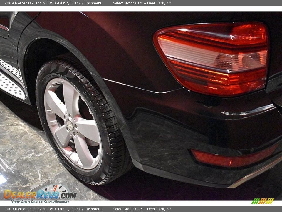 2009 Mercedes-Benz ML 350 4Matic Black / Cashmere Photo #7