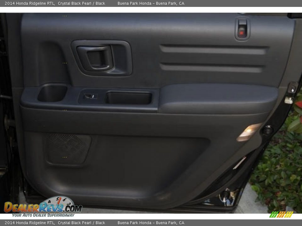 2014 Honda Ridgeline RTL Crystal Black Pearl / Black Photo #24