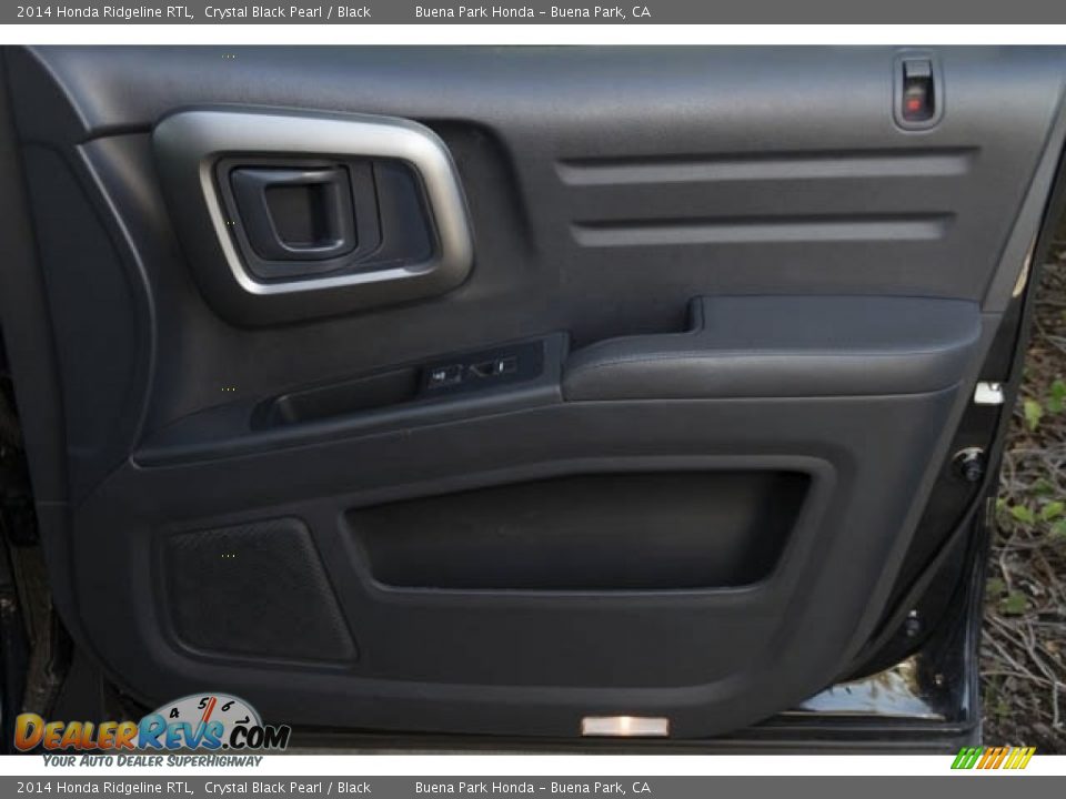 2014 Honda Ridgeline RTL Crystal Black Pearl / Black Photo #25