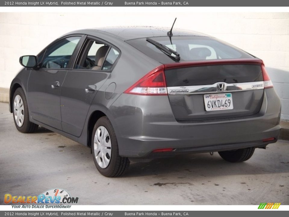 2012 Honda Insight LX Hybrid Polished Metal Metallic / Gray Photo #2