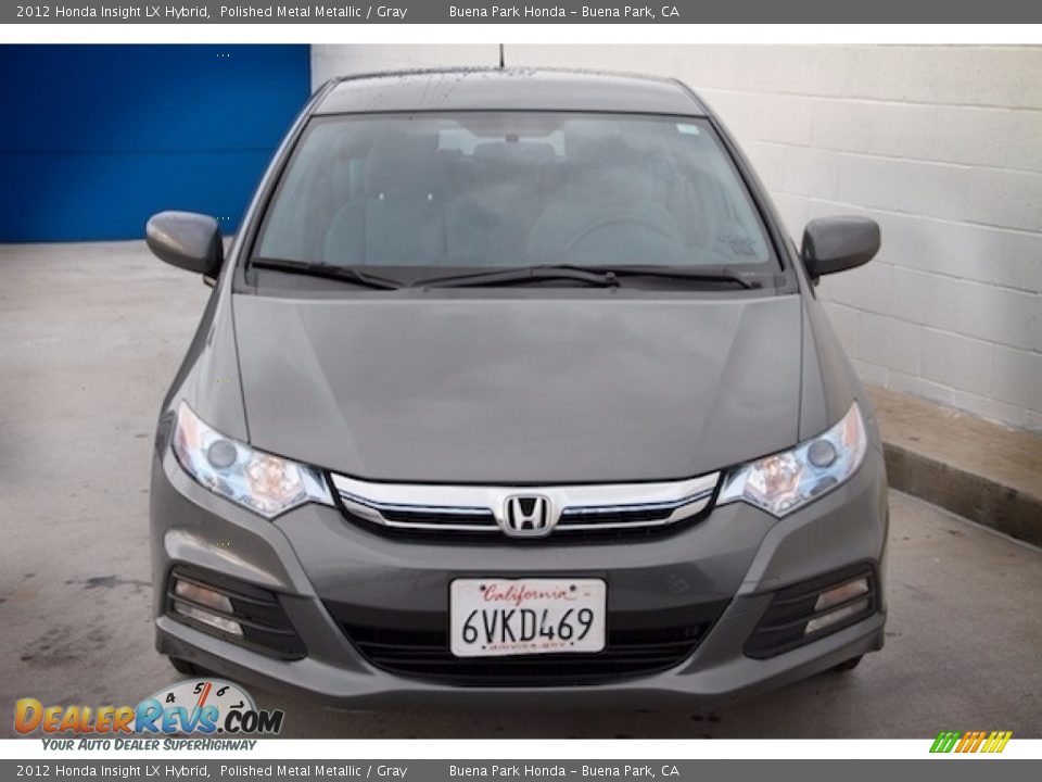 2012 Honda Insight LX Hybrid Polished Metal Metallic / Gray Photo #7