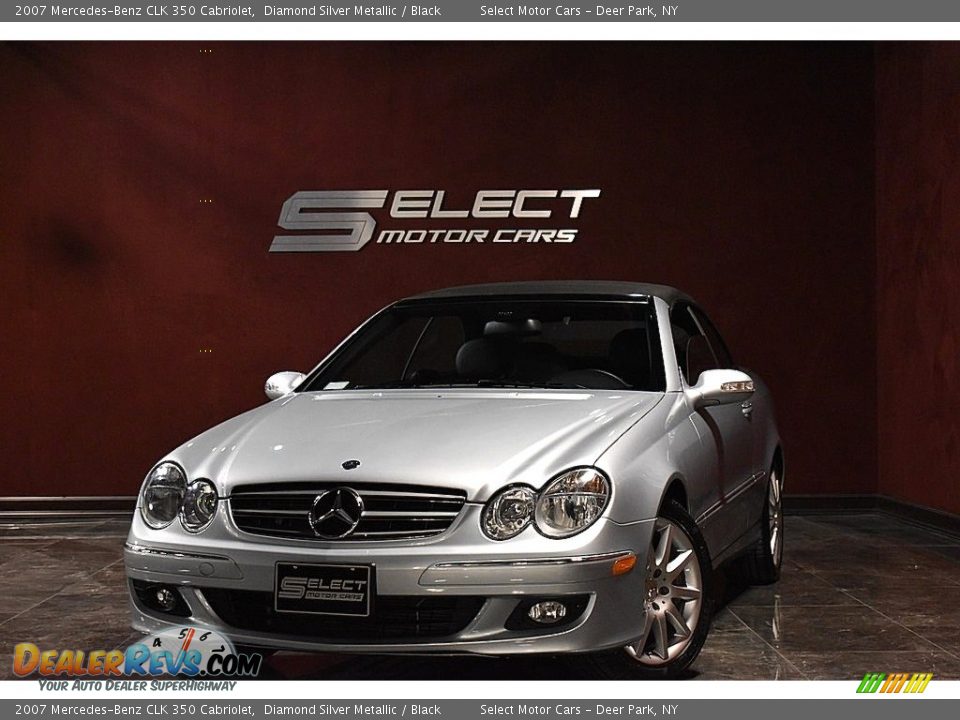 2007 Mercedes-Benz CLK 350 Cabriolet Diamond Silver Metallic / Black Photo #2