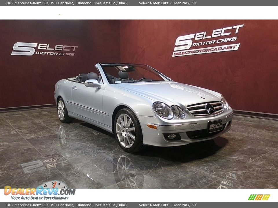 2007 Mercedes-Benz CLK 350 Cabriolet Diamond Silver Metallic / Black Photo #5