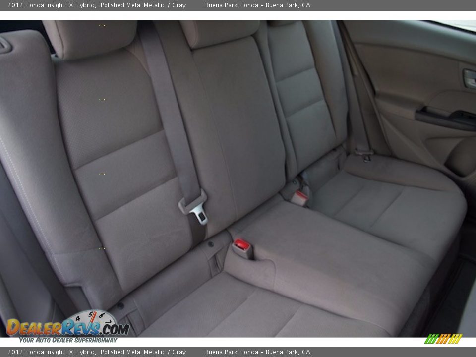 Rear Seat of 2012 Honda Insight LX Hybrid Photo #16