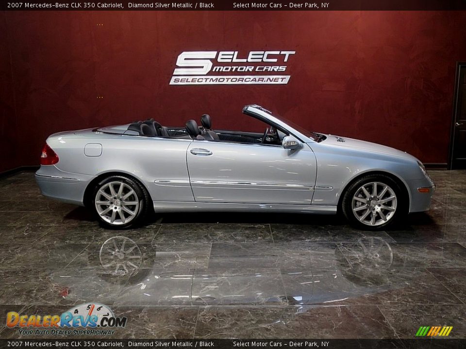 2007 Mercedes-Benz CLK 350 Cabriolet Diamond Silver Metallic / Black Photo #7