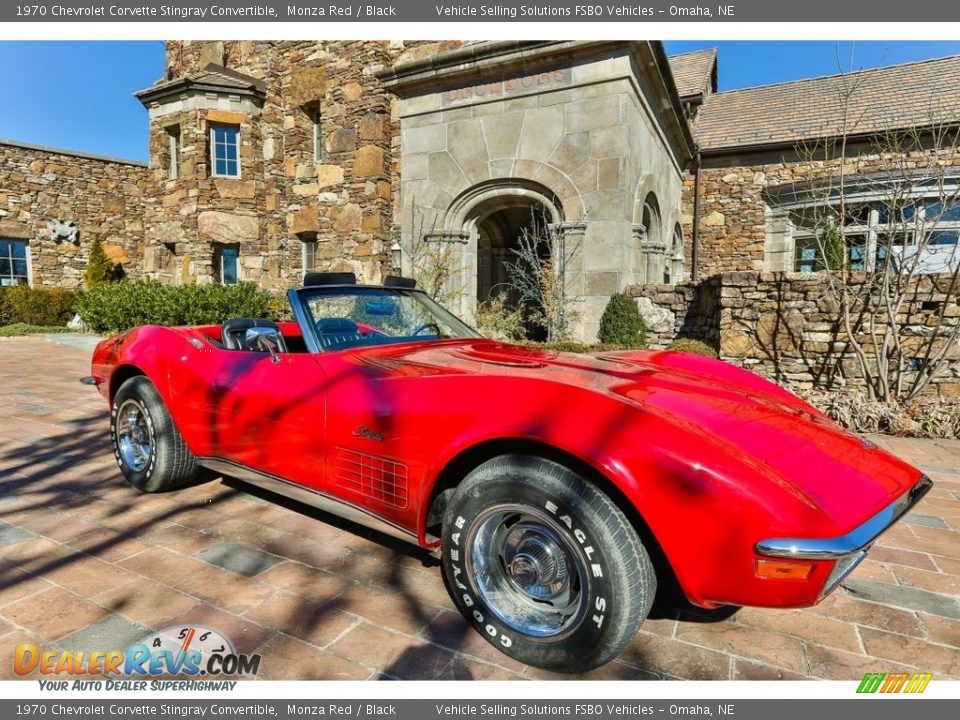 Monza Red 1970 Chevrolet Corvette Stingray Convertible Photo #3