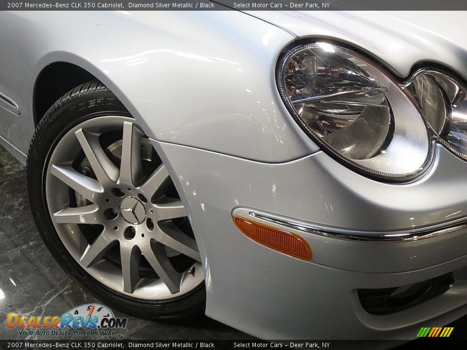 2007 Mercedes-Benz CLK 350 Cabriolet Diamond Silver Metallic / Black Photo #9